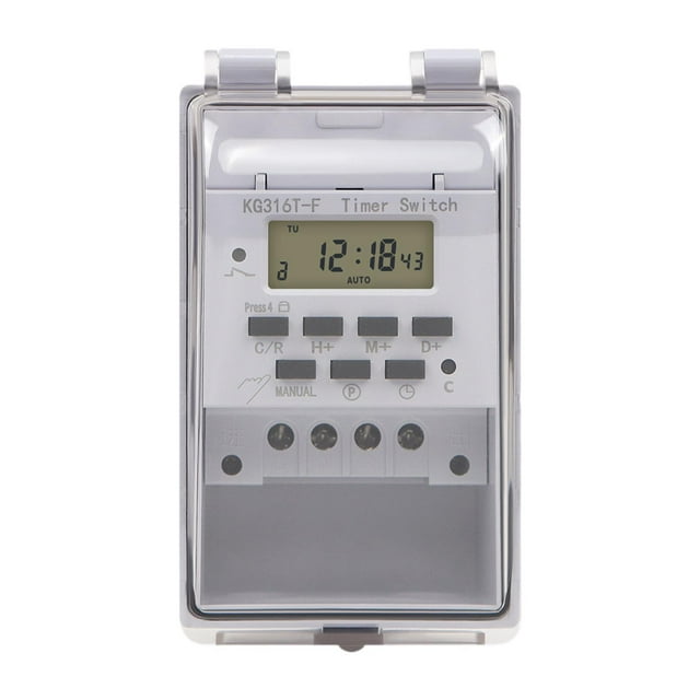 simhoa Timer Controllor 220V Automated Street Light Timer for Agricultural Breeding