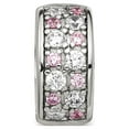 thumbnail image 3 of Fancy Bead White Sterling Silver Cubic Zirconia CZ Pink 10.87 mm 5.04, 3 of 3