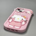 thumbnail image 4 of Funda de silicona para teléfono 7plus Knead Face Hello Kitty iphone11 Cartoon Pink KT13pro 14 Apple 15Pro, 4 of 5