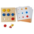 thumbnail image 2 of de juguetes de para atornillar, de ejercicio, novedad, entrenamiento muscular, 9 tornillos de , de Montessori, Yotijar juego de atornillar, 2 of 9