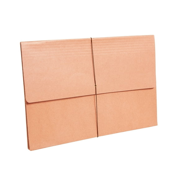 Staples Extra Large Paper Stock File Pocket 3.25" Expansion 11.97" x 18" Size Brown 2/Pack (1060E2S)