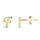thumbnail image 3 of Xihbxyly Pendientes de Oro con 26 Letras Del Alfabeto y Acabado Chapado En Oro para Mujer, 3 of 4