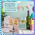 thumbnail image 3 of Tarjeta de Felicitación Stuff4 54º Cumpleaños Globos y Botella, 3 of 7
