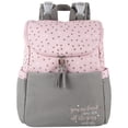 thumbnail image 5 of Baby Essentials Multi-Pocket Diaper Bag Backpack (5 Piece) with Matching Changing Pad and (3) Organizer Pouches for Newborns, Infants & Toddlers in Pink & Gold Hearts, 5 of 9