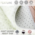 thumbnail image 4 of Lochas Soft Indoor Modern Area Rugs Fluffy Living Room Carpets for Children Bedroom Home Decor Nursery Rug, 2.6'x5.3',Cream White, 4 of 7
