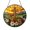 Acrylic 3.5 Inch, variant on Sunset Floral Cross Stained Glass Style Suncatcher Window Hanging Inspirational Christian Decor