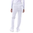 thumbnail image 2 of Adar Pro Scrubs For Women - Skinny Leg Yoga Scrub Pants - P4100 - White - XS, 2 of 7