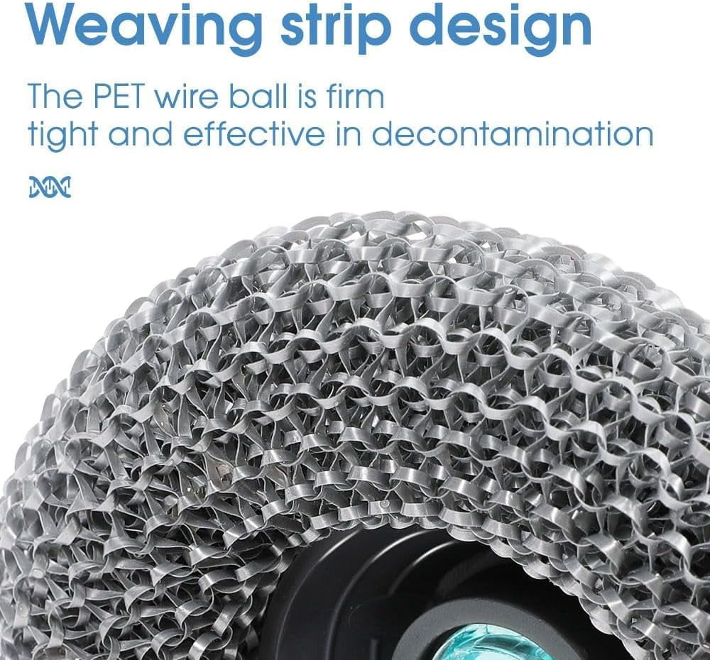 Comfort Grip Soap Dispensing Kitchen Scrub with 4 Cleaning Balls, Kitchen Scrub Brush Built-in Soap Dispenser, Press-Type Automatic Liquid Dispensing Dish Brush for Cleaning Dishes&Pots (3PCS)