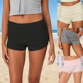 thumbnail image 2 of Women's Form Fitting Low Rise Shorts with Stretch Technology for Enhances Mobility in Sports and Outdoor Activity, 2 of 9