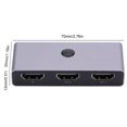thumbnail image 3 of Caja De Interruptores Compatible Con Hdmi BOX 1x2/2x1 Conmutador Compatible con HDMI 4K @ 60HZ Divisor Compatible con HDMI para PS4 TV, 3 of 7