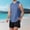 Navy, variant on YHAJDS Men's Hooded Gym Top Solid Color Sleeveless Casual Summer Workout Hoodie Shirt