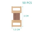 Tersarium 50 Pcs Elastic Bandage Clips Stretch Aluminum Clasps Stretch