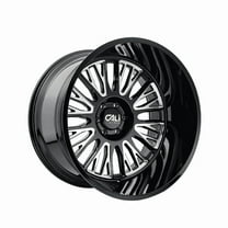 Cali Off-Road 9116-26483BM Vertex 9116 Gloss Black Milled Wheel - 26 x 14 in., 6-139.7 mm, -76 mm, 106 mm