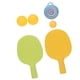 thumbnail image 3 of Entrenador de ping pong colgante para interiores para niños y adultos: 2 raquetas, color azul, mejora las habilidades mano-ojo, 3 of 8