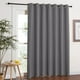 thumbnail image 1 of Cortinas opacas NICETOWN para puertas corredizas para patio, 100 x 213 cm, color gris, 1 of 8