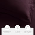 thumbnail image 5 of Comfort Canopy - Ultra Soft & Breathable - Duvet Cover Set with Shams, Full/Queen, Light Gray, 5 of 11