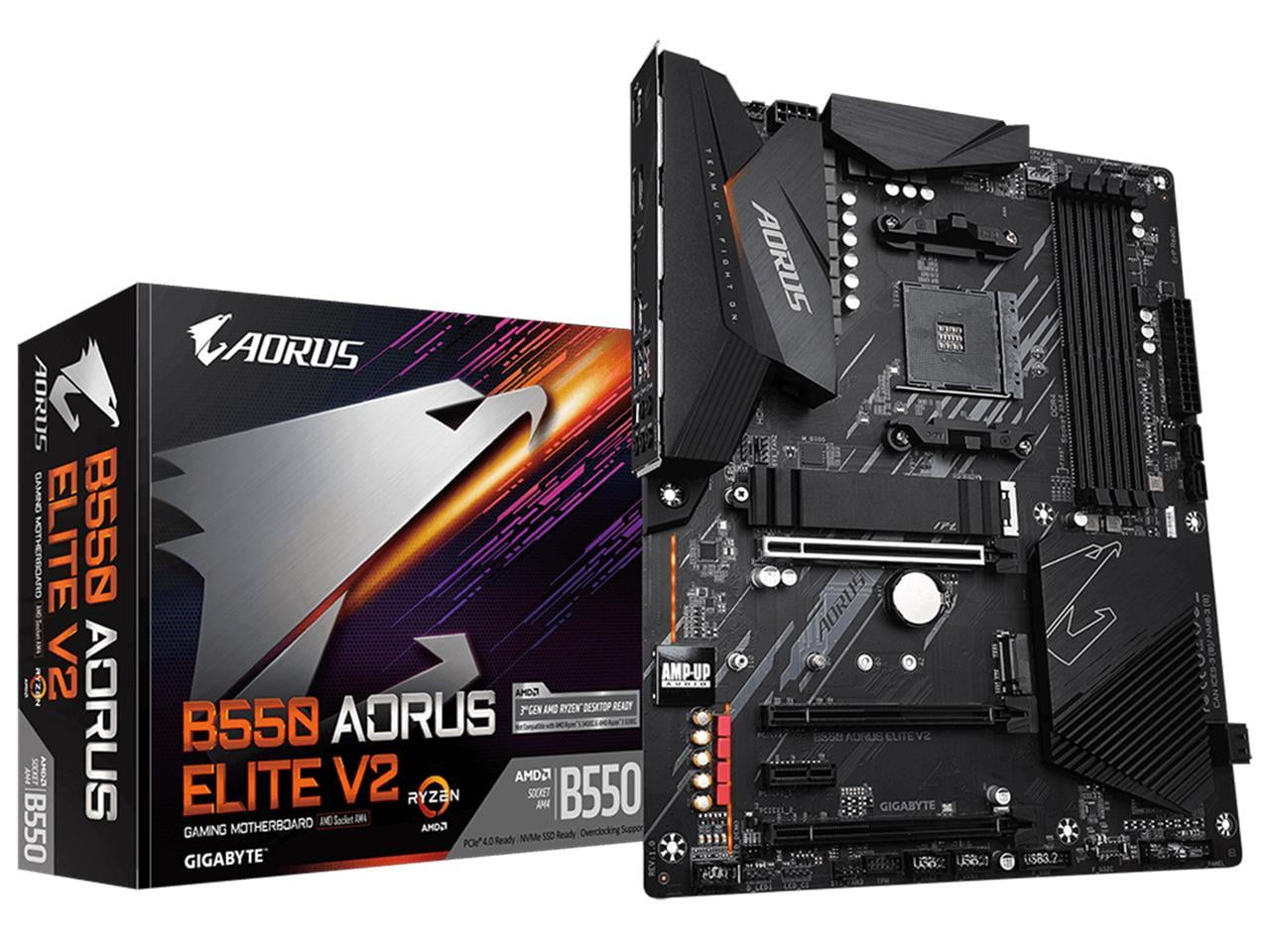 B550 AORUS ELITE + Ryzen 5 5600X (ジャンク？) GIGABYTE B550 AORUS ELITE V2 Gaming Motherboard, Dual M.2, SATA