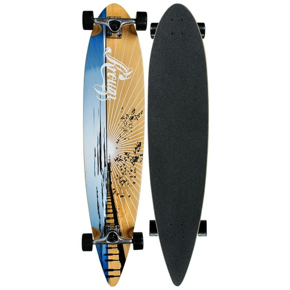 Krown Pintail Longboard Wood Sunset 9" x 43"