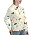 thumbnail image 6 of Daiia colorful Squirrel Nuts Pattern Women's Fashion Hoodies & Sweatshirts with Kangaroo Pocket Hooded Sweatshirt with Eye-catching Drawstrings-Small, 6 of 7