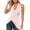 Pink, variant on Sleeveless Tops for Women 2026 Summer Deep V Neck Halter Wrap Shirt Asymmetrical Hem Dressy Casual Tshirt Going out Tops