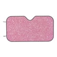 thumbnail image 7 of Picia Glitter Pink Curved Windshield Sunshade Accordion Folding Style Auto Shade for Car Truck SUV Van Blocks UV Ray Sun Visor Protector -Small, 7 of 7