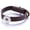 Dark Brown, variant on Snap Jewelry Leather Bracelet with Adjustable Buckle in Navy Blue for 18MM Charm Buttons