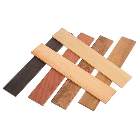 CATIEBYE Replacement Garden Bench Slats Textured Wood Panels Assorted Color 6Pcs