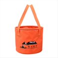 thumbnail image 1 of Cubo plegable con asa para camping, pesca, senderismo, bolsa de agua portátil roja, 1 of 4