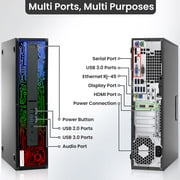 HP ProDesk RGB Gaming PC i5-6th 16GB Ram 1TB SSD 2TB HDD, NVIDIA GeForce GT 1030, BTO RGB Keyboard & Mouse, Windows 11 Professional