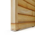 thumbnail image 3 of American Art Decor Double-Sided Bamboo Pattern Print Canvas Portable Dressing Room Divider Privacy Screen, 4 Panels, 70" H x 63" L x 1" D, 3 of 6