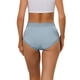 thumbnail image 3 of INSPIRAR CHIC Ropa interior de mujer de talle alto para el Día de la Madre, control de abdomen, cómoda, con encaje ribeteado, color azul claro mediano, 3 of 4
