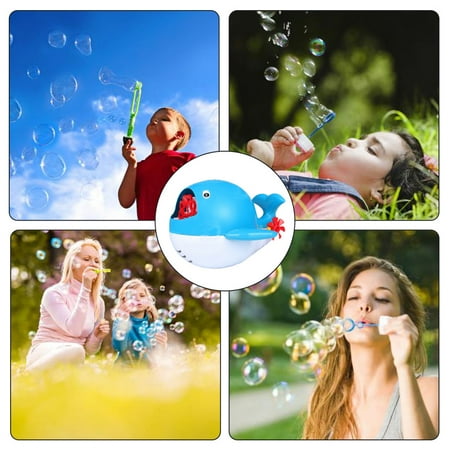 Staron Dolphin Cartoon Electric Bubble Machine Blower Make Party Outdoor Toy Best Gift for (Best Cartoon Maker App)