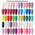 thumbnail image 4 of 6PCS Solid-Color One-Step Nail Polishs Glue Set High Pigmented DIY Gel Nails Polish for Women Girls, 4 of 5