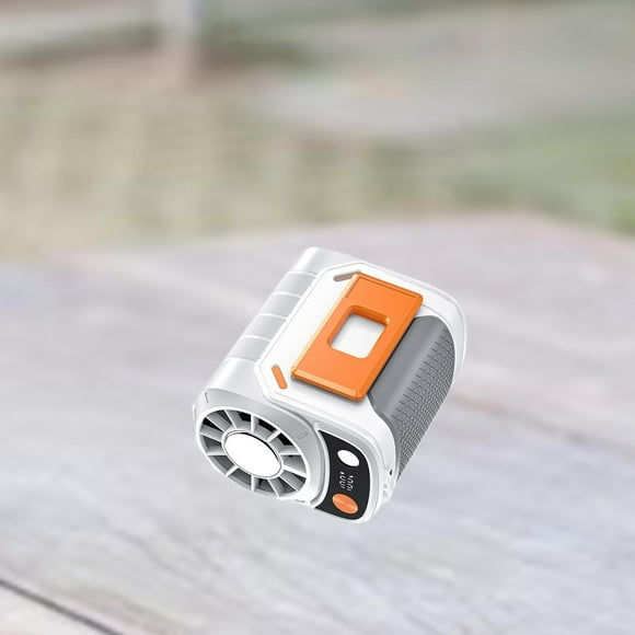 Ventilador de ventilador de cintura portátil Ventilador Fuerte Guable recargable práctico Con función de hielo