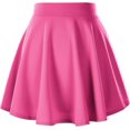 thumbnail image 2 of SURJDE Jupe Patineuse Mini Décontractée Évasée Extensible Basique pour Femmes, 2 of 7