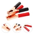 thumbnail image 1 of SEWACC 1 Pair Car Jump Starter Clamp Copper Plating Assorted Color For Current Transmission For Automobile Owners, 1 of 8