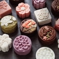 thumbnail image 4 of Gieenan 150g Mooncake Mold with 4pcs Flowers Stamps Hand Press Moon Cake Pastry Mould, 4 of 20