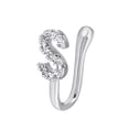 thumbnail image 2 of Jiaroswwei Nose Ring Letter A U Shape Women Simple Electroplating Nose Cuff for Party, 2 of 8