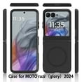 thumbnail image 6 of Designed for Magnetic Motorola Razr 2024 Case,[Compatible with MagSafe] [Military Grade Drop Protection] Hybrid Slim Translucent Matte Shockproof with Anti-Fingerprint Phone Case,Purple, 6 of 6