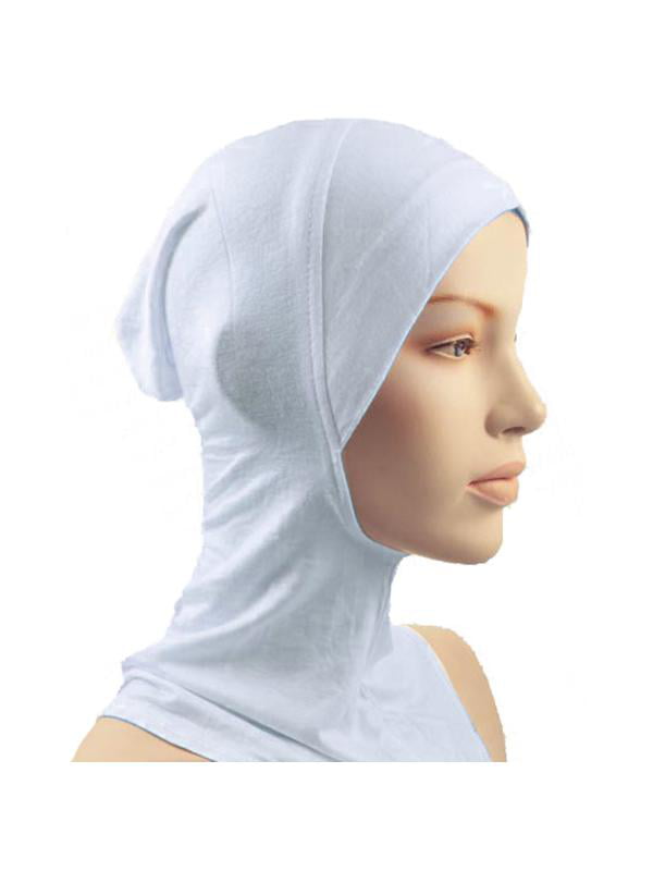 Under Scarf Hat Cap Bone Bonnet Muslim Hijab Islamic Neck Cover Inner Head Wear 