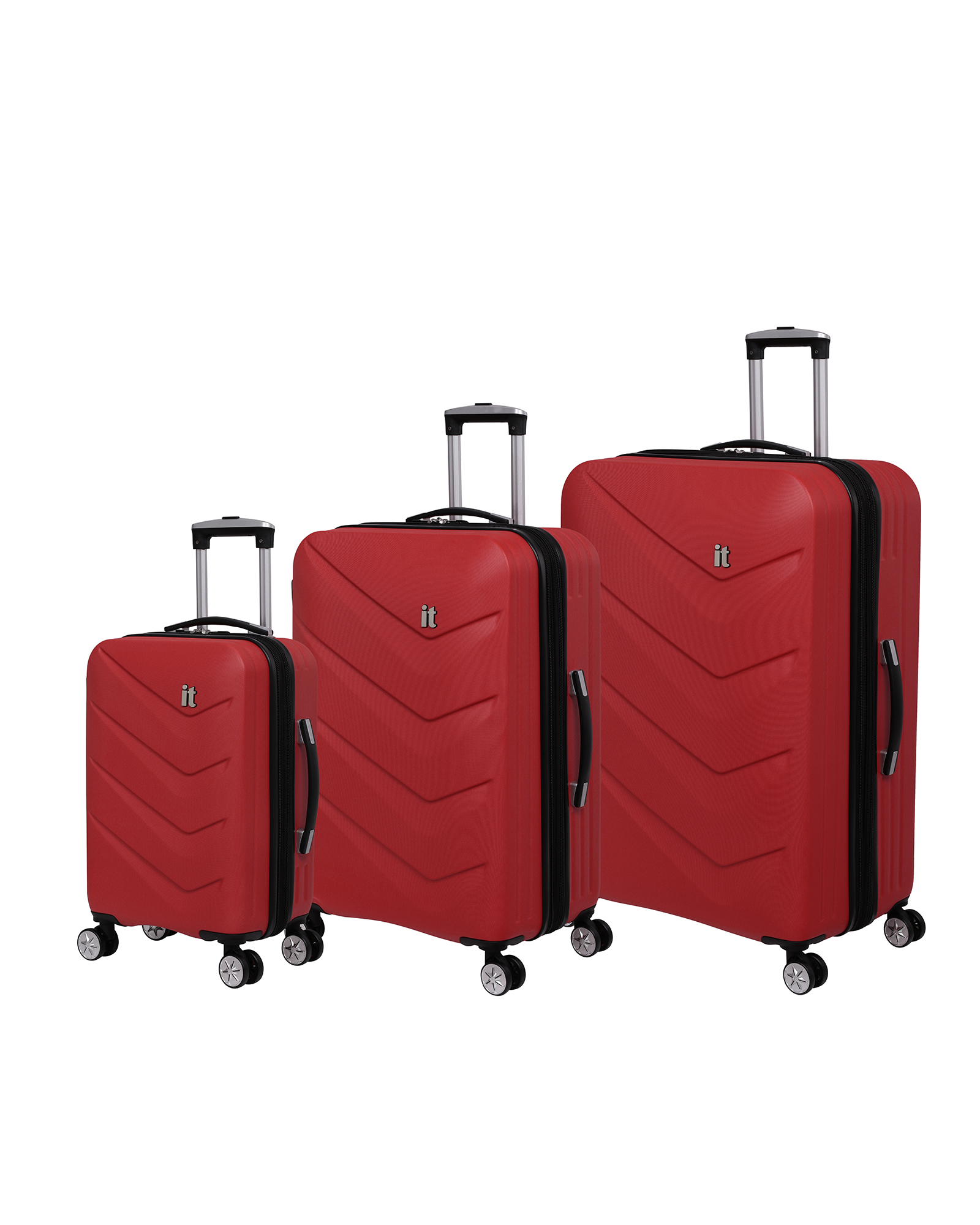 it luggage it luggage Chevron 3pc Set Red
