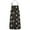 Black Festive Skull, variant on Black Gothic Cat Dreamcatcher Pattern Apron-Garden Aprons for Women with Pockets-Cotton Linen Waterproof Kitchen Cooking Gardening Aprons Adjustable for Kitchen,Cooking,BBQ and Salon 33x27 Inch