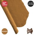 thumbnail image 2 of ELW Premium Suede Cowhide 2-4 oz 1-1.6mm - Soft Full Grain Pre-Cut Side Leather - 1-3 SQ FT 2 PCS,Buckskin - USA Made Silky Buffed Suede Fabric Leather for Car Upholstery Crafts Garments Furniture, 2 of 9