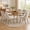 Beige, variant on Modern Upholstered Dining Chairs with Thick Cushion & Curved Back, Dining Side Chairs with Solid Wood Legs for Dining Room,Kitchen,Cafe, Set of 4,Beige