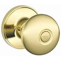 Dexter by Schlage J40STR605 Stratus Bed and Bath Knob, Bright Brass
