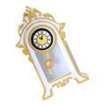 thumbnail image 3 of Miangastore Pendulum Clock Resin White 1Pcs 1.9x1.1x0.7In, 3 of 8