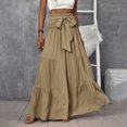 thumbnail image 2 of Faldas Para Mujer Falda Midi Moda Color Sólido Elasticidad Suelta Casual Pantalones Cómodos Odeerbi ODB173842, 2 of 5