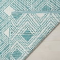 thumbnail image 4 of SAFAVIEH Montauk Katee Geometric Diamonds Area Rug, Aqua/Ivory, 3' x 5', 4 of 6