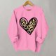 thumbnail image 1 of Xuyuer Women's Round Neck Fashion Print Long Sleeve Sweatshirt, Graphic Pullover Top for Casual Spring Wear, Lounge Comfort and Street Style Outfits, 1 of 5