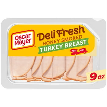 O Mayer Deli Fresh Honey Smoked Sliced Turkey  Deli Lunch Meat, 9 oz Package